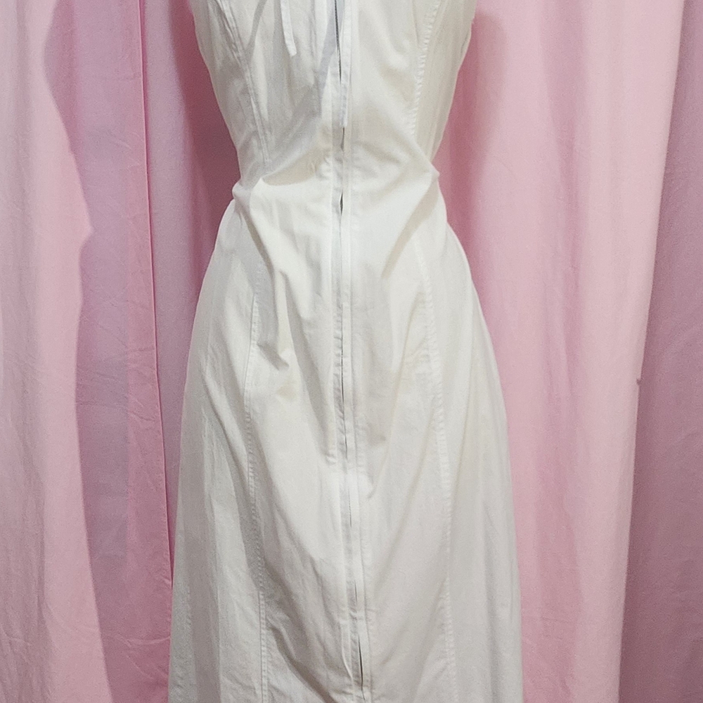 Mango White Maxi Dress